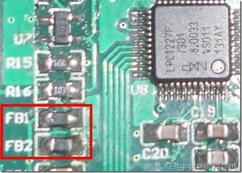 关于pcb原理图中的fb fb是磁珠的符号 电子元器件 电路图